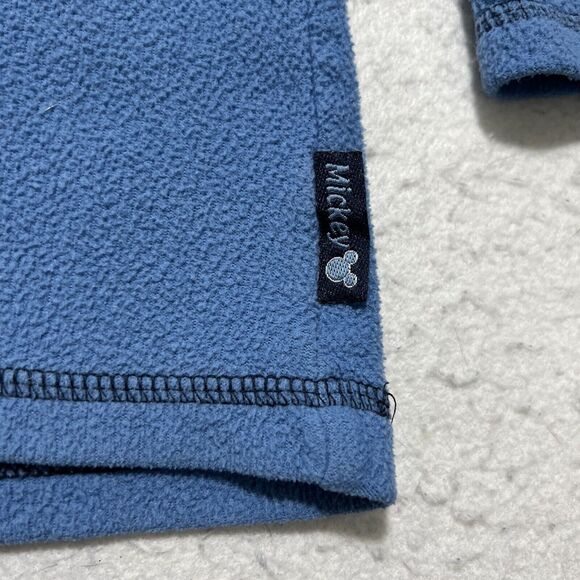 Vintage Disney Mickey Unlimited Women's Small V Neck Fleece Pullover Sweater - Picture 6 of 12